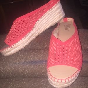 Franco Sarto red espadrilles